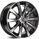 Cerchi in lega Carbonado Raven 6.5x15 Bfp - Black Front Polished