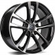 Cerchi in lega Carbonado Speed 8.0x17 Bfp - Black Front Polished