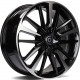 Cerchi in lega Carbonado Seal 7.0x17 Bfp - Black Front Polished