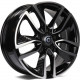 Cerchi in lega Carbonado Force 6.5x15 Bfp - Black Front Polished