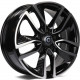Cerchi in lega Carbonado Force 6.5x16 Bfp - Black Front Polished