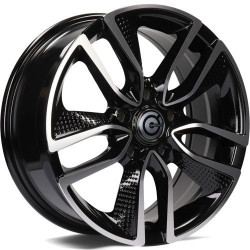 Cerchi in lega Carbonado Force 6.5x16 Bfp - Black Front Polished