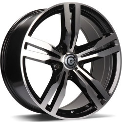 Cerchi in lega Carbonado Bastion 8.5x19 Bfp - Black Front Polished
