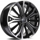 Cerchi in lega Carbonado Majestic 7.0x17 Bfp - Black Front Polished