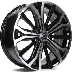 Cerchi in lega Carbonado Majestic 7.0x17 Bfp - Black Front Polished