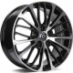 Cerchi in lega Carbonado Otter 7.0x17 Bfp - Black Front Polished