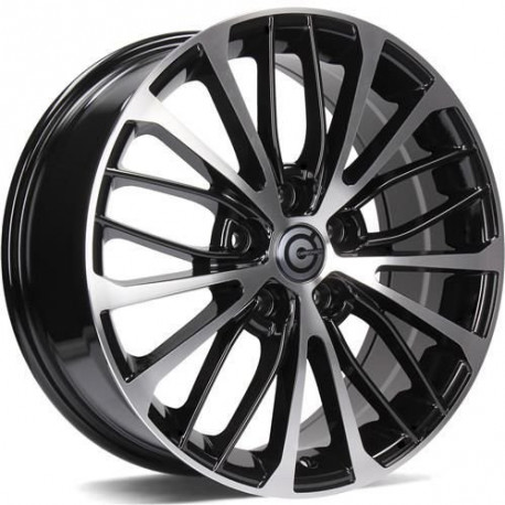 Cerchi in lega Carbonado Otter 7.0x17 Bfp - Black Front Polished