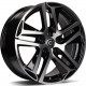 Cerchi in lega Carbonado Nice 7.5x17 Bfp - Black Front Polished