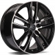 Cerchi in lega Carbonado Lightning 7.5x17 Bfp - Black Front Polished