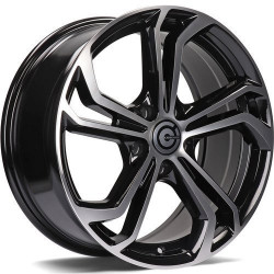 Cerchi in lega Carbonado Strength 7.5x17 Bfp - Black Front Polished