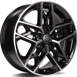 Cerchi in lega Carbonado Venus 7.0x17 Bfp - Black Front Polished