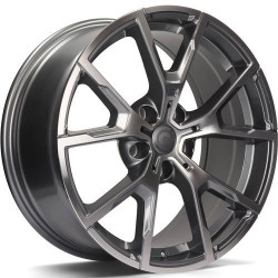 Cerchi in lega Carbonado Web 8.0x18 Afp - Anthracite Front Polished