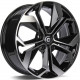 Cerchi in lega Carbonado Raptor 7.5x18 Bfp - Black Front Polished