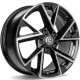 Cerchi in lega Carbonado Summer 7.0x17 Bfp - Black Front Polished