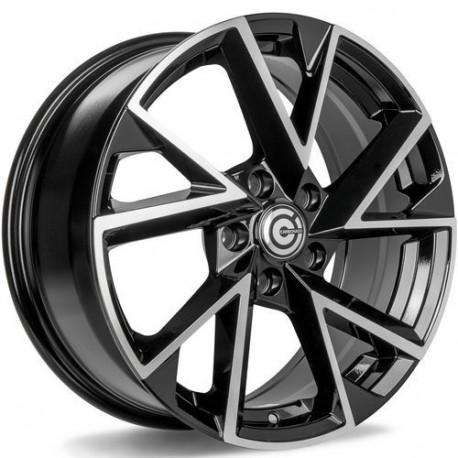 Cerchi in lega Carbonado Summer 7.0x17 Bfp - Black Front Polished
