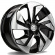 Cerchi in lega Carbonado Tsunami 7.0x17 Bfp - Black Front Polished