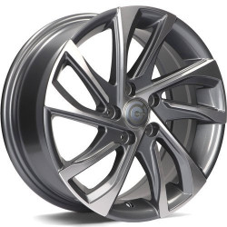 Cerchi in lega Carbonado Torino 6.5x16 Afp - Anthracite Front Polished