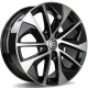Cerchi in lega Carbonado Yakuza 7.0x17 Bfp - Black Front Polished