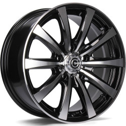 Cerchi in lega Carbonado Raven 7.0x16 Bfp - Black Front Polished
