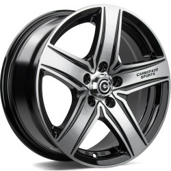 Cerchi in lega Carbonado Gtr Sports 1 7.0x16 Bfp - Black Front Polished