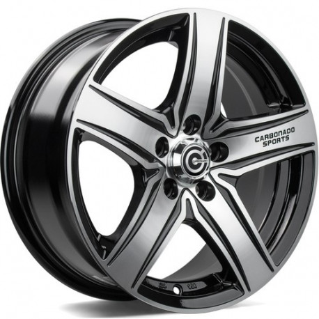 Cerchi in lega Carbonado Gtr Sports 1 7.0x16 Bfp - Black Front Polished