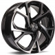Cerchi in lega Carbonado Tokio 6.5x17 Bfp - Black Front Polished