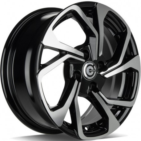 Cerchi in lega Carbonado Swift 6.5x15 Bfp - Black Front Polished