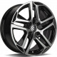 Cerchi in lega Carbonado Nice 7.0x16 Bfp - Black Front Polished