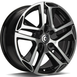 Cerchi in lega Carbonado Nice 7.0x16 Bfp - Black Front Polished