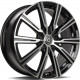 Cerchi in lega Carbonado Kick 7.5x19 Bfp - Black Front Polished