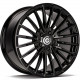 Cerchi in lega Carbonado Inex 8.5x18 Bg - Black Glossy