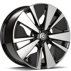 Cerchi in lega Carbonado Tent 7.5x17 Bfp - Black Front Polished