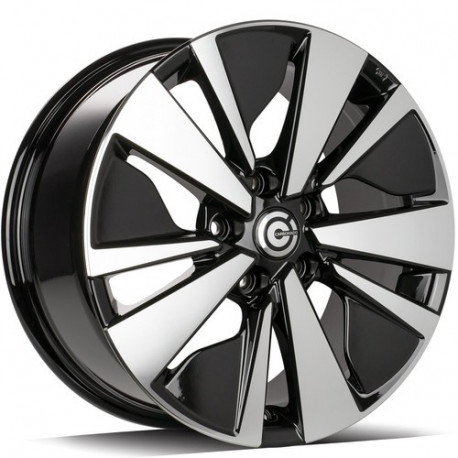 Cerchi in lega Carbonado Tent 7.5x17 Bfp - Black Front Polished