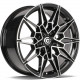 Cerchi in lega Carbonado Solid 8.0x18 Bfp - Black Front Polished