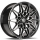 Cerchi in lega Carbonado Solid 8.0x19 Bfp - Black Front Polished