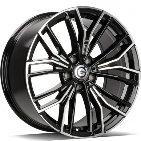 Cerchi in lega Carbonado Yankee 8.0x19 Bfp - Black Front Polished