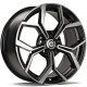 Cerchi in lega Carbonado Dortmund 7.0x17 Bfp - Black Front Polished