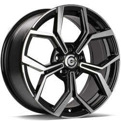 Cerchi in lega Carbonado Dortmund 7.0x17 Bfp - Black Front Polished