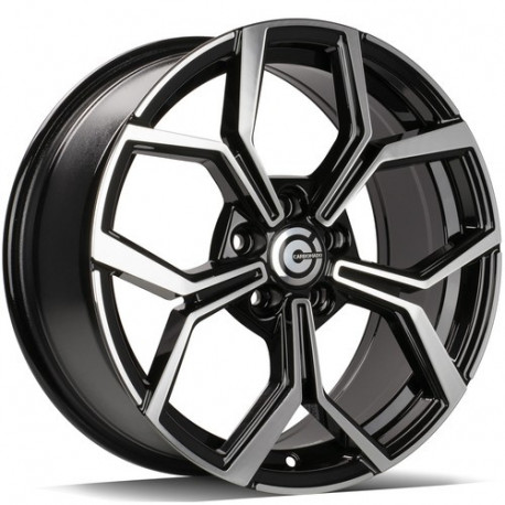 Cerchi in lega Carbonado Dortmund 7.0x17 Bfp - Black Front Polished