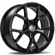 Cerchi in lega Carbonado River 8.0x18 Bg - Black Glossy