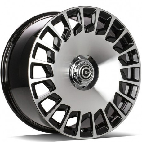 Cerchi in lega Carbonado Rebellion 9.5x19 Bfp - Black Front Polished