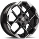 Cerchi in lega Carbonado Zombie 6.0x15 Bfp - Black Front Polished
