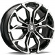 Cerchi in lega Carbonado Explode 7.0x17 Bfp - Black Front Polished