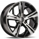 Cerchi in lega Carbonado Angers 7.0x16 Bfp - Black Front Polished