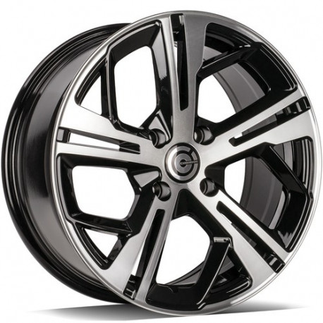 Cerchi in lega Carbonado Angers 7.0x16 Bfp - Black Front Polished
