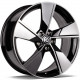 Cerchi in lega Carbonado Universe 7.0x17 Bfp - Black Front Polished