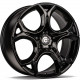 Cerchi in lega Carbonado Unique 7.5x18 Bg - Black Glossy
