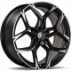 Cerchi in lega Carbonado Monster 8.0x18 Mbfp - Matt Black Front Polished