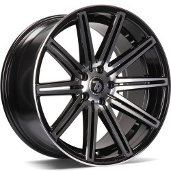 Cerchi in lega Seventy9 Sv-M 9.0x18 BFP - Black Front Polished