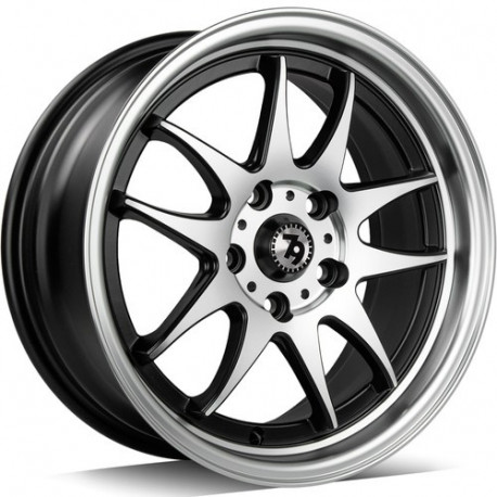 Cerchi in lega Seventy9 Sv-I 7.0x16 MBFPLP - Matt Black Front Polished Lip Polished